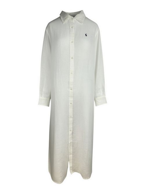 white linen women's shirt Ralph Lauren | 21564379WHITE
